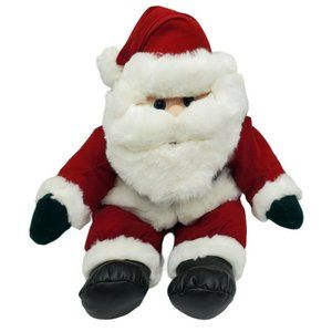 Vintage MTY International Santa Claus Lovey 21" Soft Plush Stuffed Animal Toy